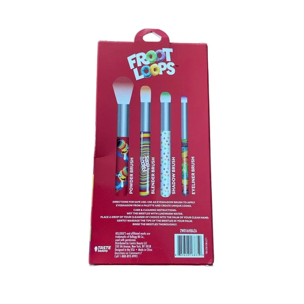 Froot Loops Cosmetic Brush Set‎